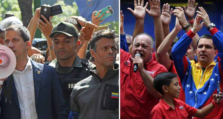 Momentos de tensión en intento de golpe de Estado en Venezuela