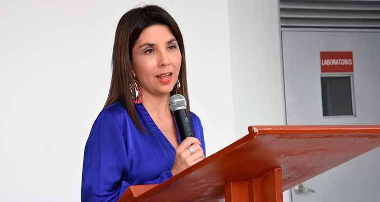 Ministra de Educación obras inconclusas en colegios