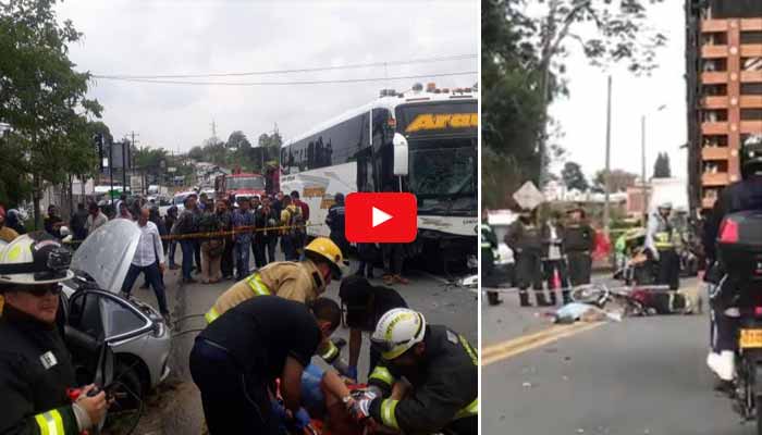 Un muerto dos heridos accidentes carreteras quindianas