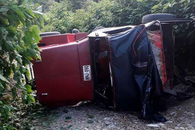 volcó jeep La Virginia Calarcá