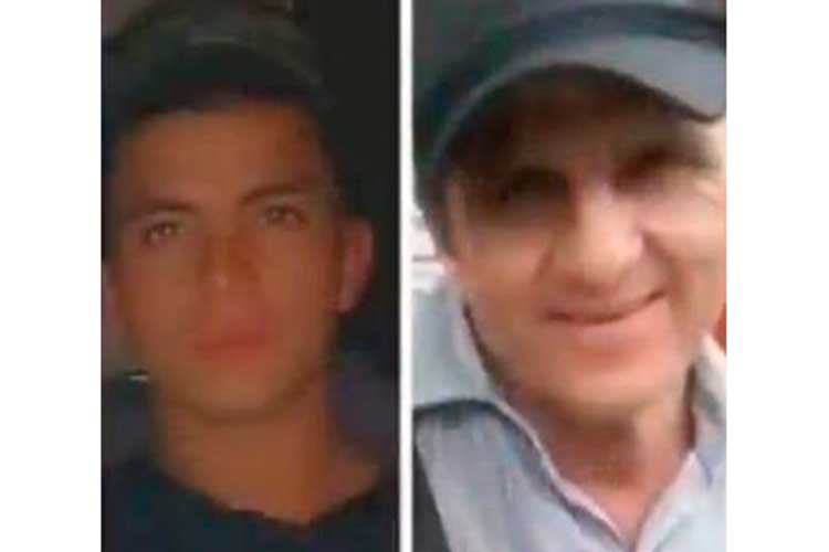 Padre hijo Barcelona asesinados Cauca