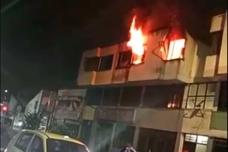 incendio apartamento centro Armenia