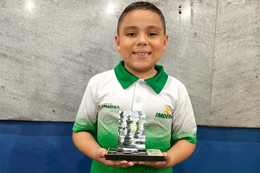 niño quindiano campeón nacional ajedrez