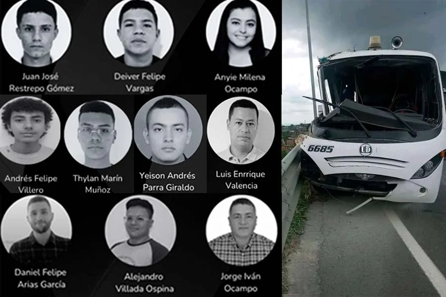 10 víctimas tragedia puente Helicoidal