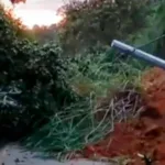 Cierre total vía Río Verde - Barragán derrumbe