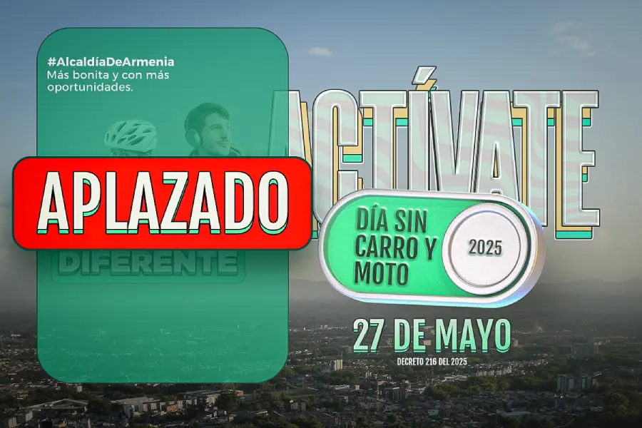 Se aplaza el Día sin Carro y sin Moto