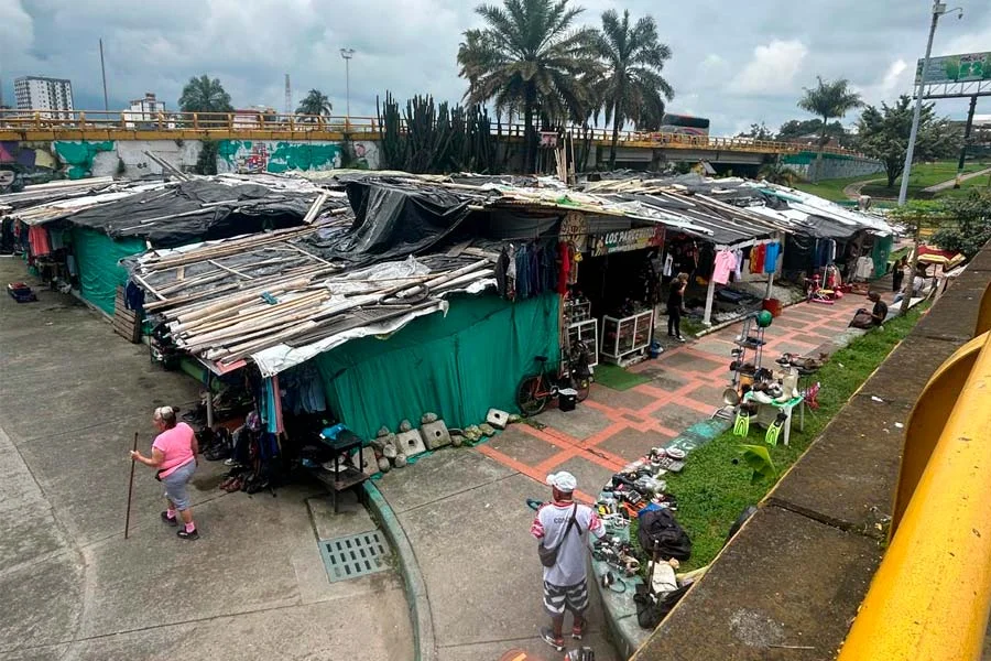 desalojo comerciantes de La Cejita