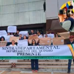 protesta sindicato gobernación