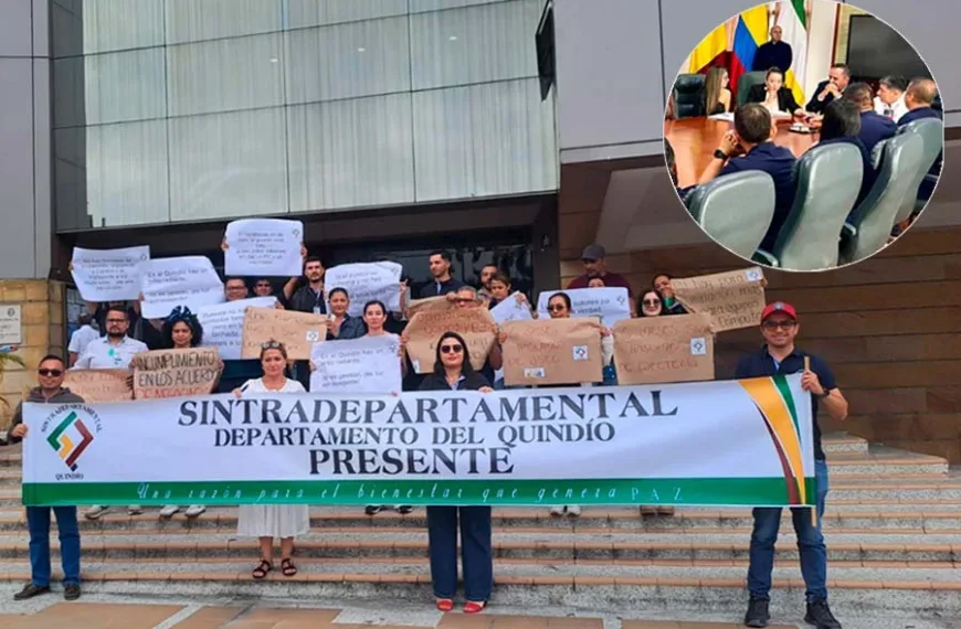 protesta sindicato gobernación