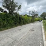 trabajos en tramo de la vía Circasia - Montenegro