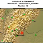 Fuerte temblor Quindío domingo