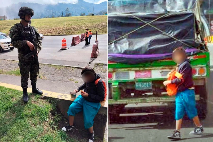 Menor desaparecido encontrado ejército