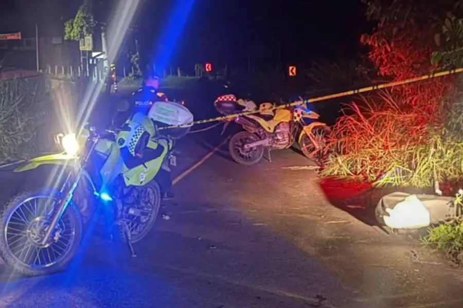 Motociclista perdió la vida accidente Circasia - Montenegro