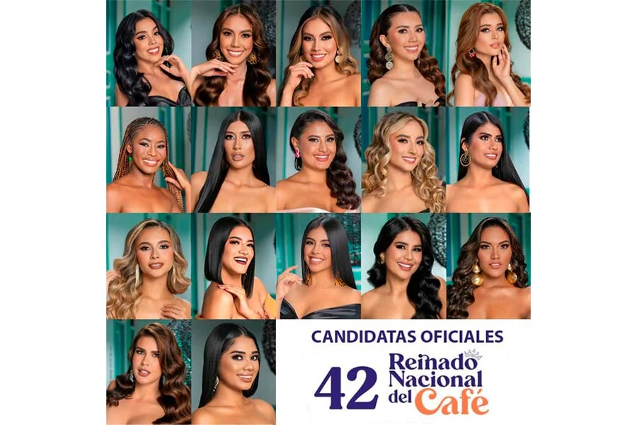 candidatas Reinado Nacional del Café 2025
