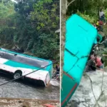 heridos accidente de bus vía Salento Cocora