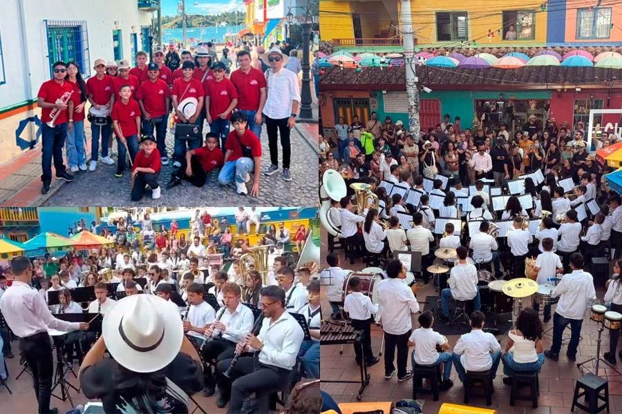 Banda Musical de Córdoba se presentó en Guatapé