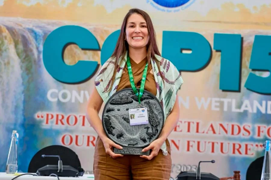 Quindiana ganó premio internacional conservación de humedales