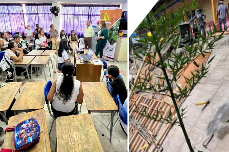 obras escuelas La Soledad Montenegro y Guayaquil Córdoba