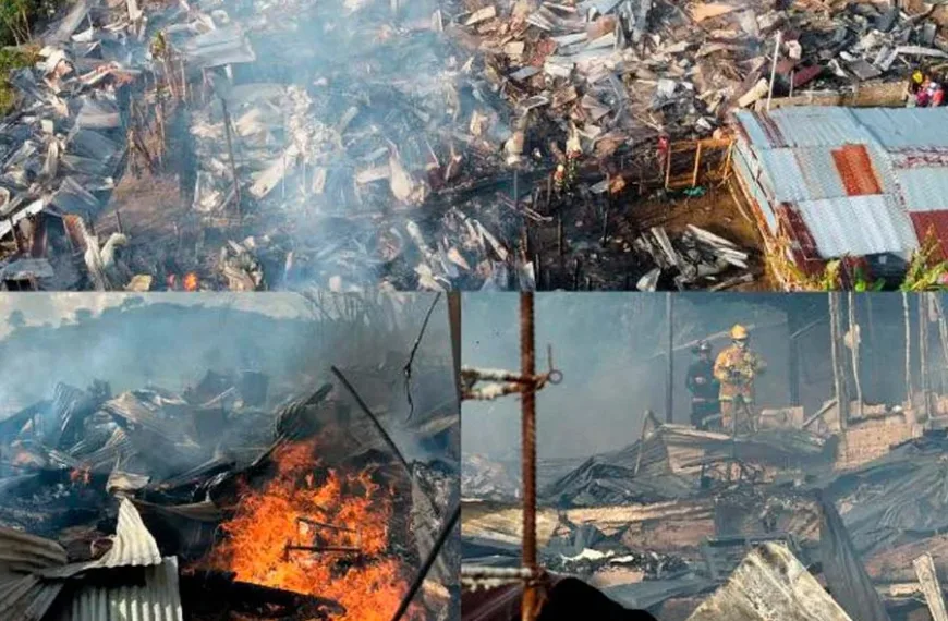 personas damnificadas incendio Quebradanegra