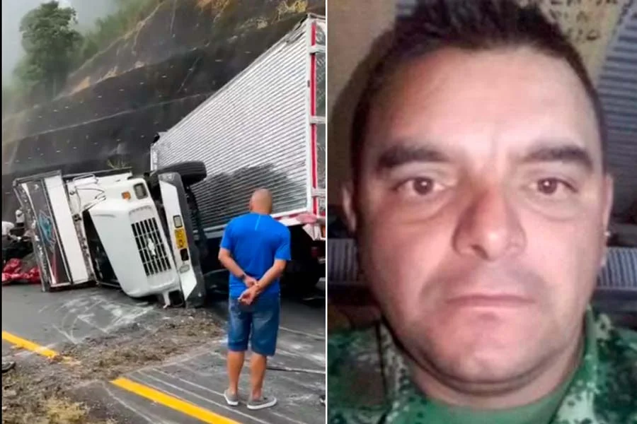 Camionero murió accidente La Línea
