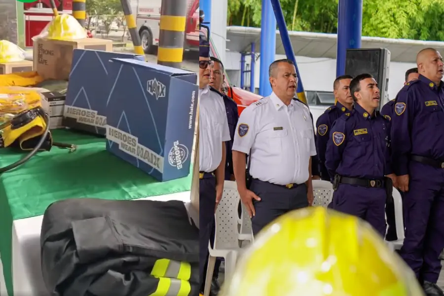 Dotación Armenia Cuerpo de Bomberos
