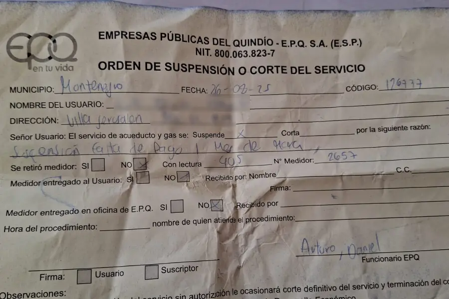 EPQ suspensiones agua