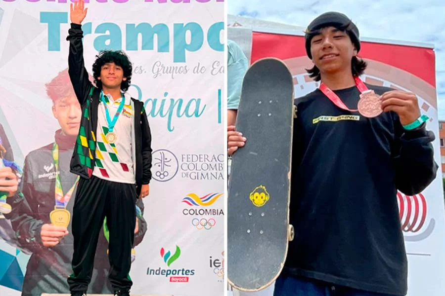 Gimnastas y skaters del Quindío brillan a nivel nacional
