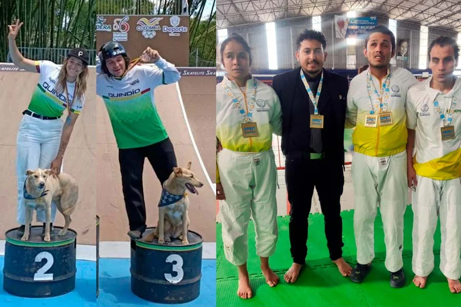 Quindío medallas en BMX freestyle y judo inclusivo