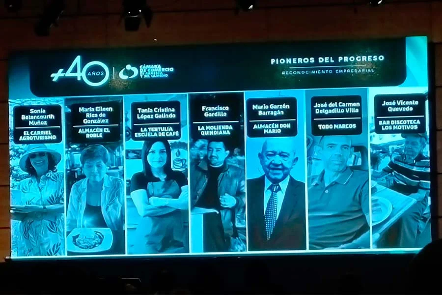 Reconocimientos a empresarios del Quindío