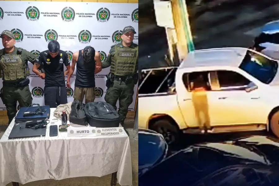 Capturados ladrones rompían vidrios carros Armenia
