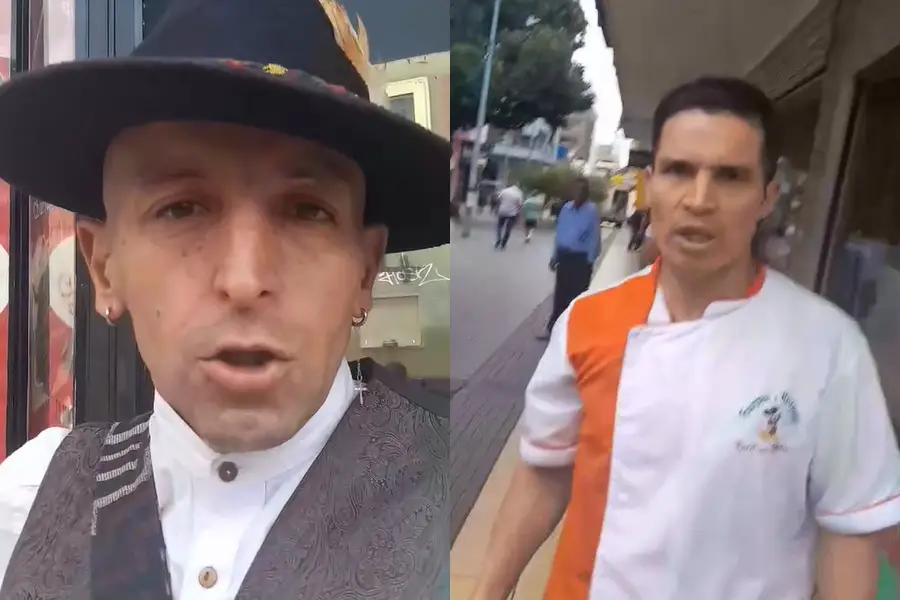 Panadero golpeó violinista Armenia funcionarios espacio público