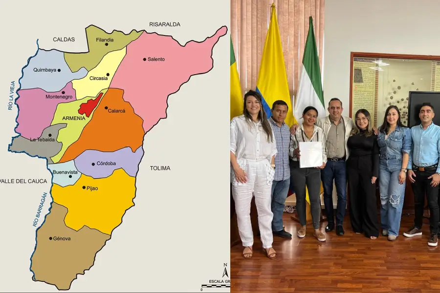 Quindío primer actualizará límites municipales