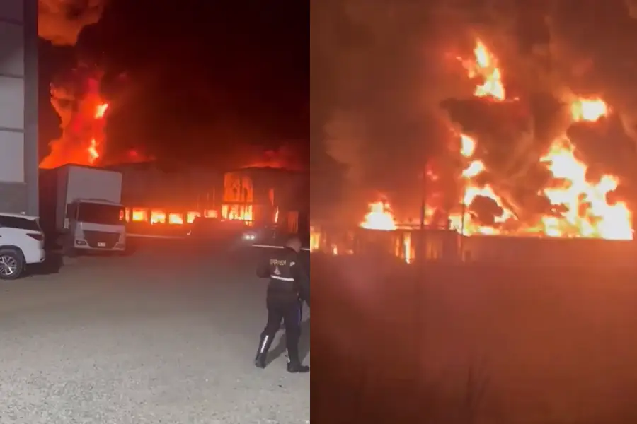 incendio fábrica Fritomix