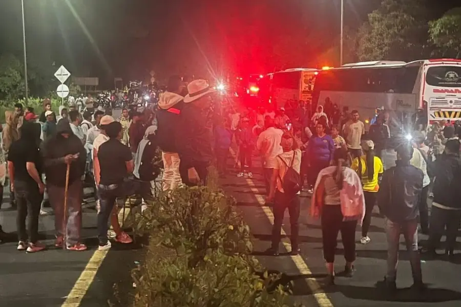 protesta peaje de Circasia